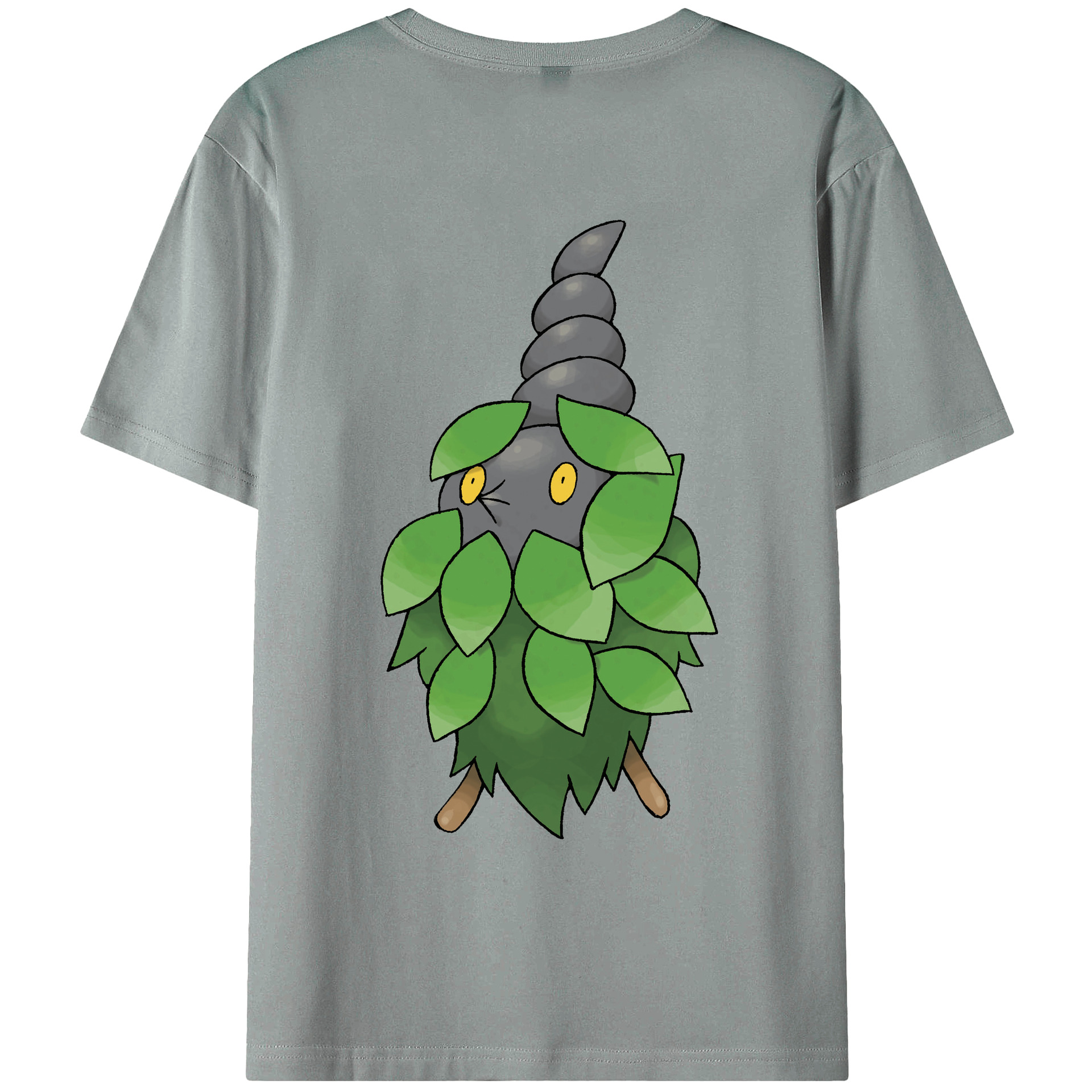（画像用） ポケットモンスター Pokémon 綿100％ メンズ半袖Tシャツ（バックプリント） 通気性